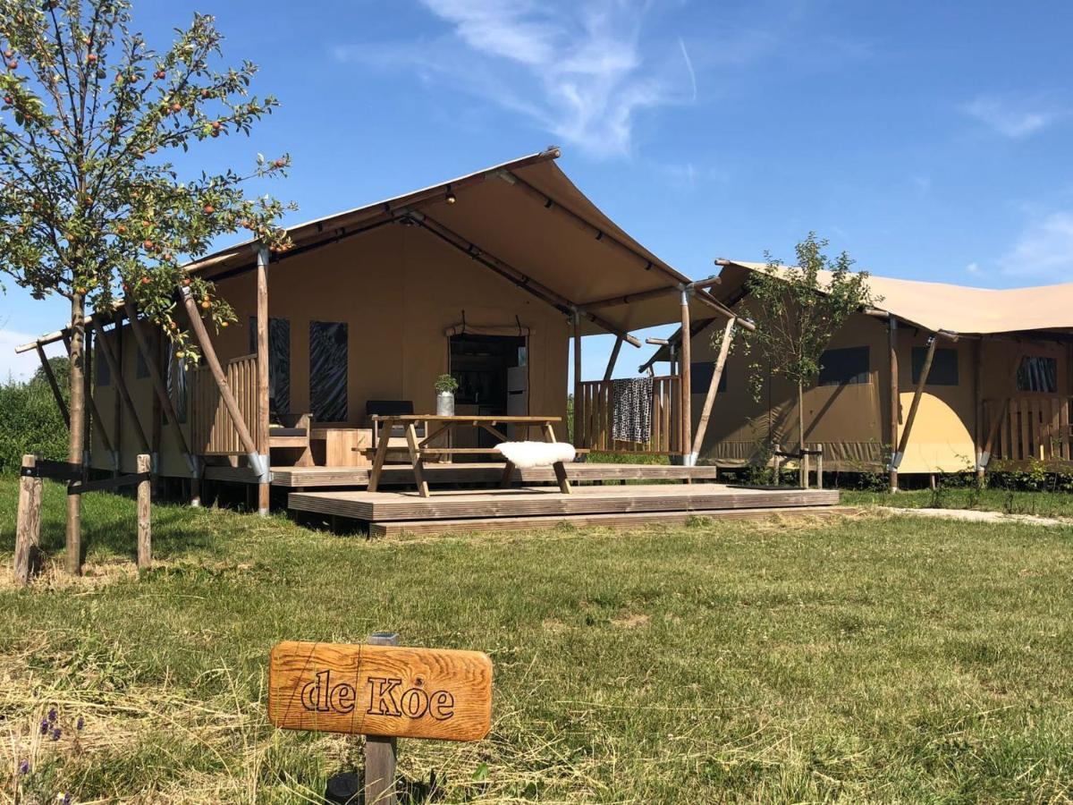De Hazelaarshof Luxe Glampingtent Bij Natuurgebied De Millingerwaard Kekerdom ภายนอก รูปภาพ