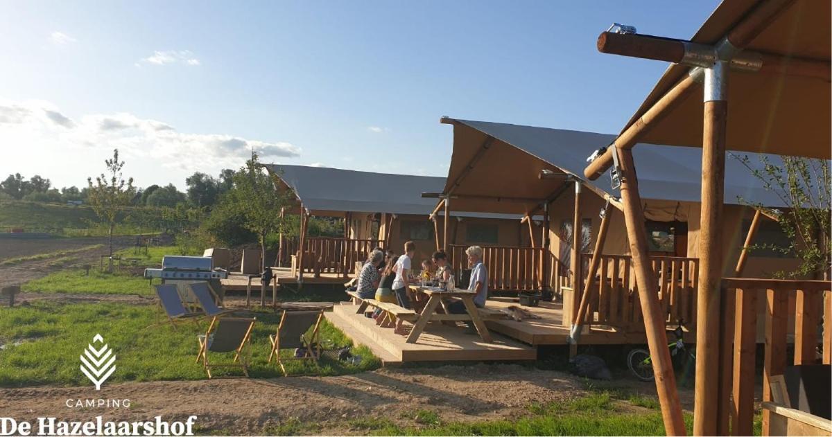 De Hazelaarshof Luxe Glampingtent Bij Natuurgebied De Millingerwaard Kekerdom ภายนอก รูปภาพ